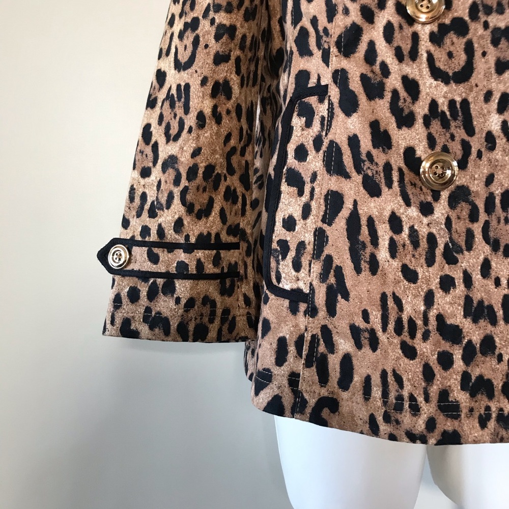 Whbm Leopard Print Swing Jacket - image 8
